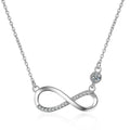 925 Sterling Silver Platinum-Plated Necklace – Elegant Women’s Jewelry
