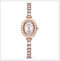 Diamond Accent Quartz Watch – Elegant Women’s Luxury Wristwatch