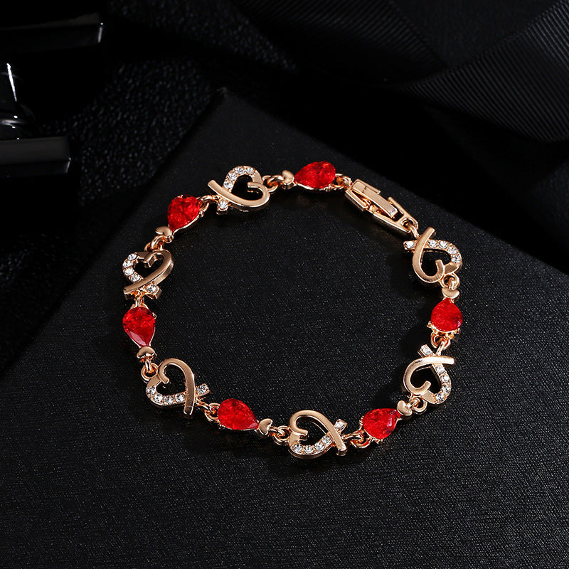 Rhinestone Crystal Bracelet – Elegant Gift for Women
