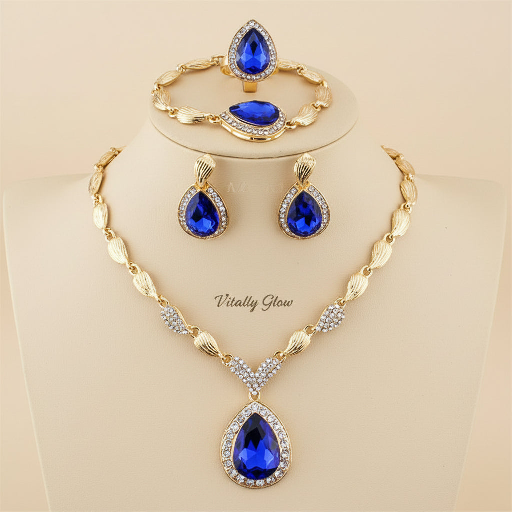 Elegant Women’s Jewelry Set – Necklace, Earrings & Bracelet