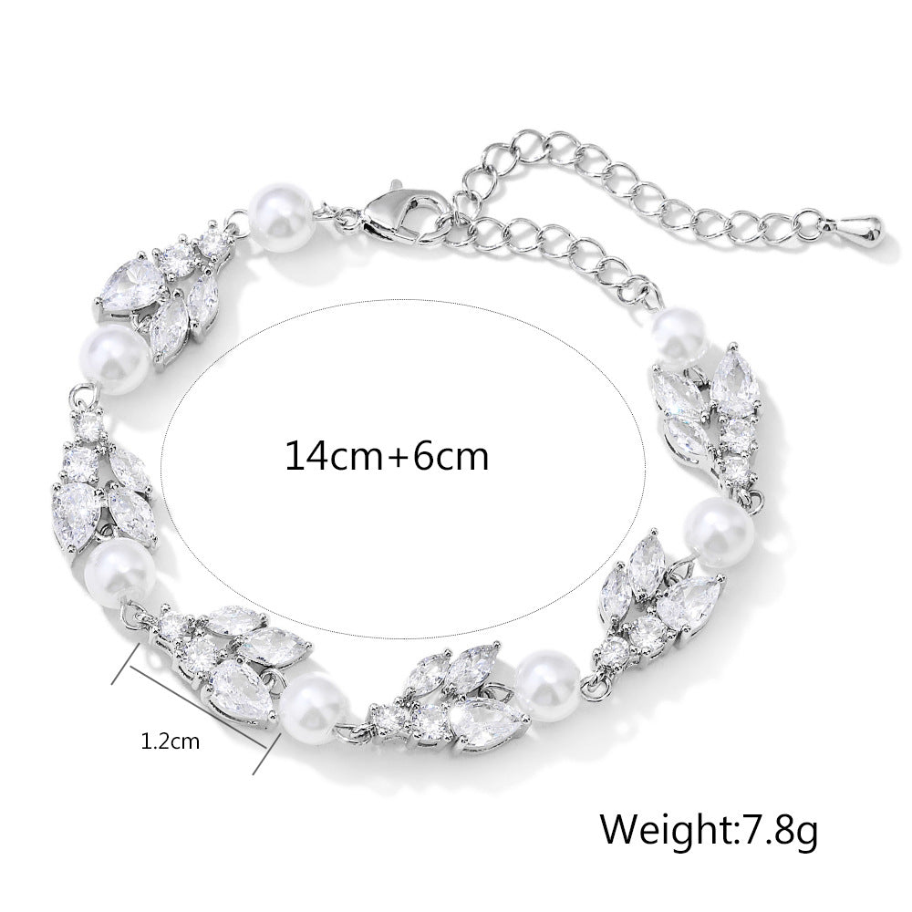 Micro-Inlaid Zircon Jewelry – Elegant Gift for Girlfriends