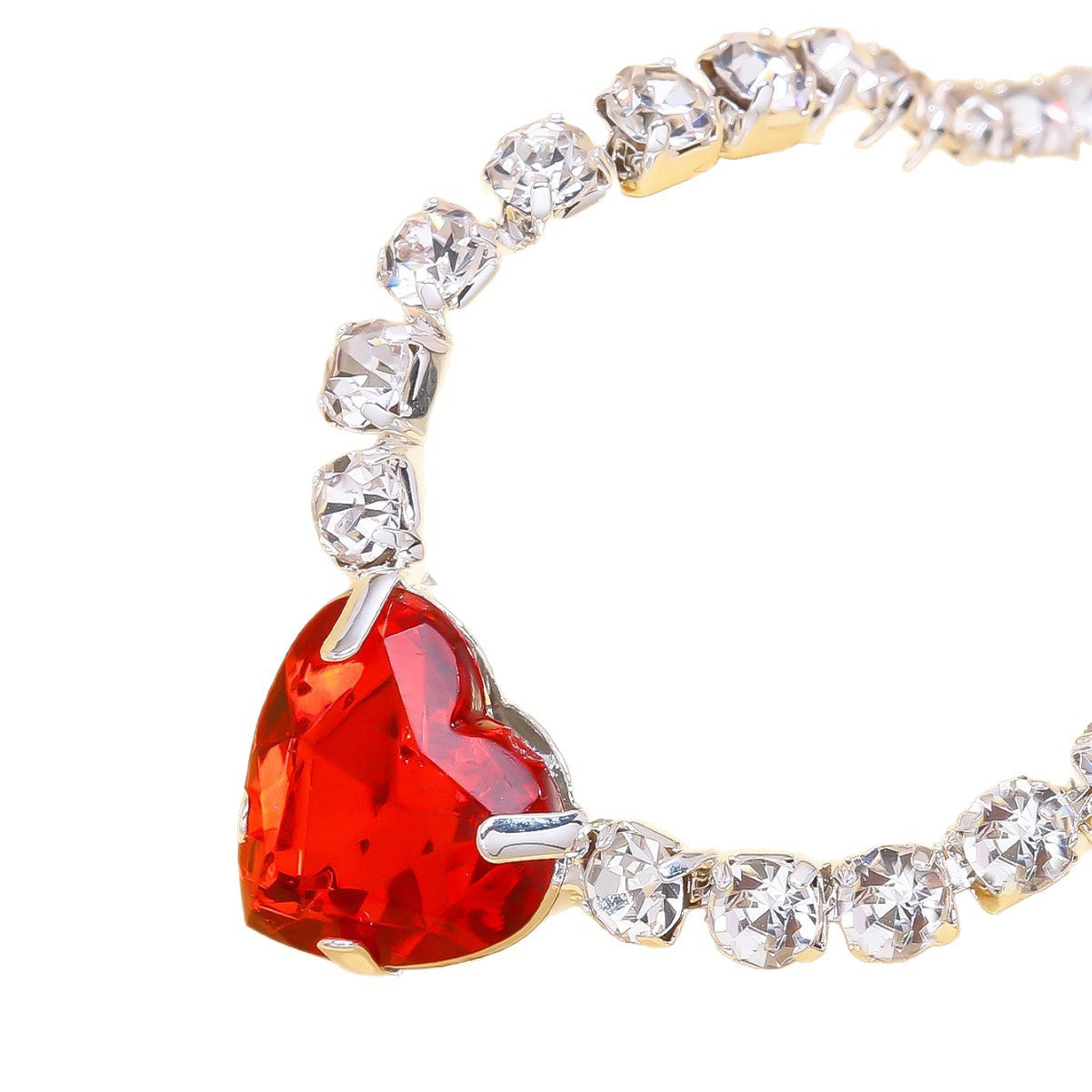 Colorful Love Collarbone Necklace – Trendy High-End Women’s Jewelry