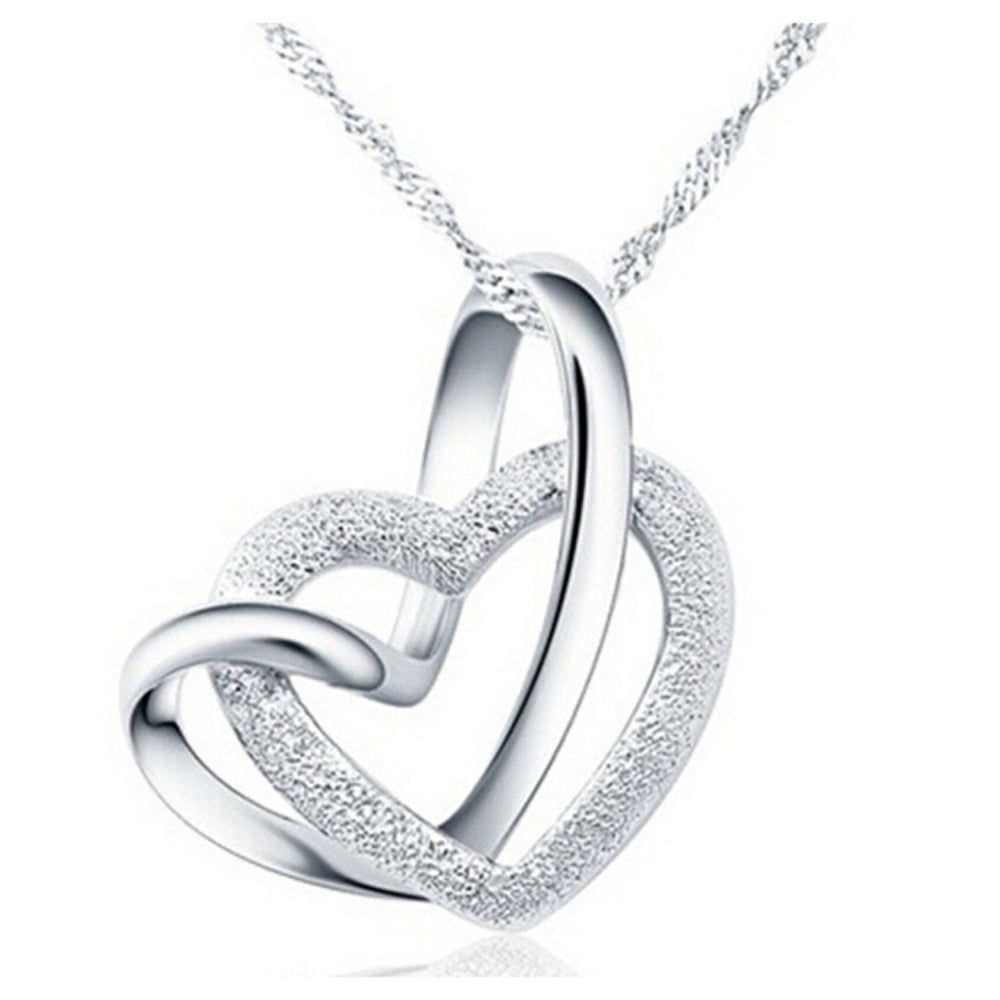 Double Heart Clavicle Necklace – Elegant Women’s Jewelry