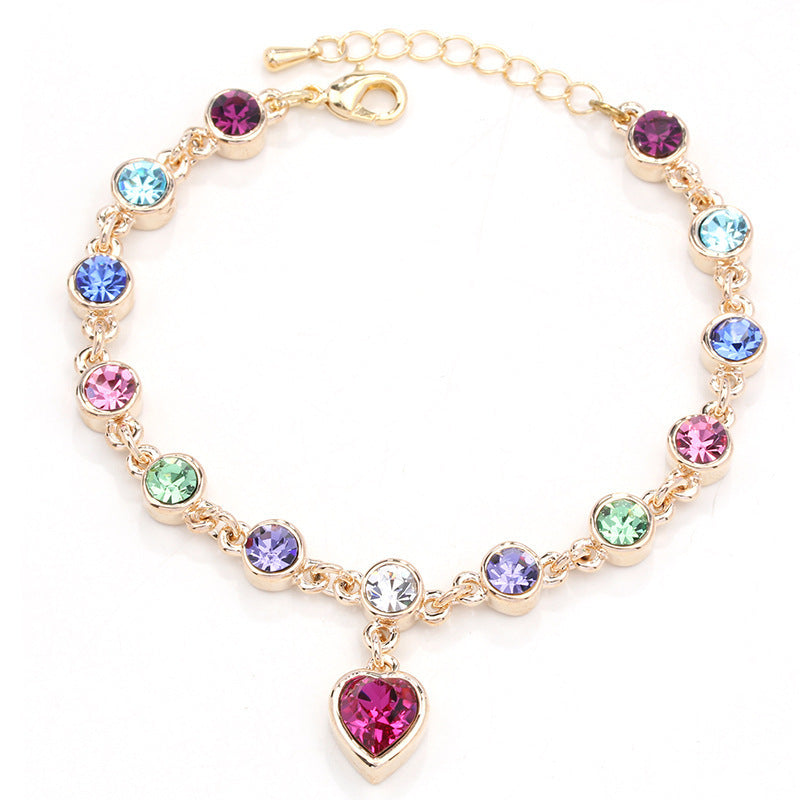 Heart of the Ocean Crystal Bracelet – Elegant Women’s Jewelry
