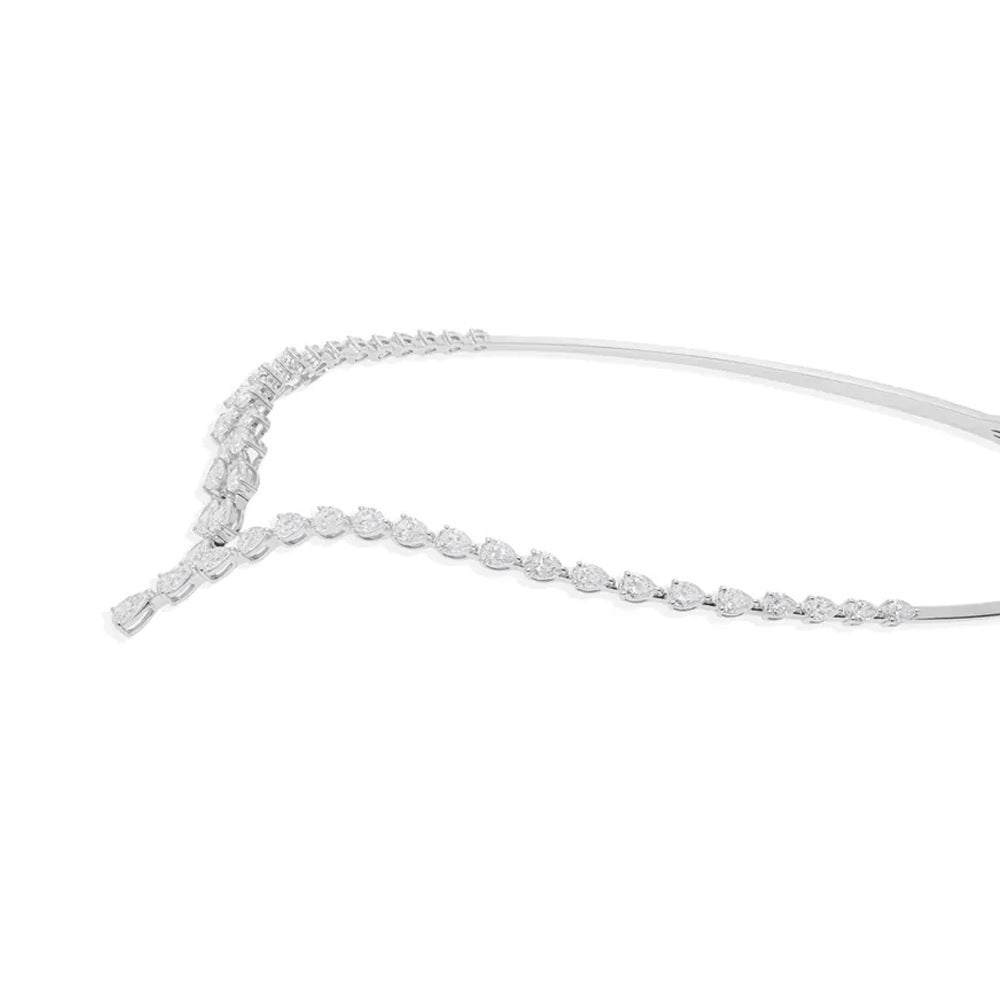 Multi-Layer Open Zircon Necklace – Sparkling Party Accessory for Women