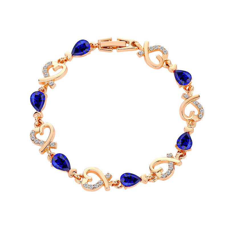Rhinestone Crystal Bracelet – Elegant Gift for Women