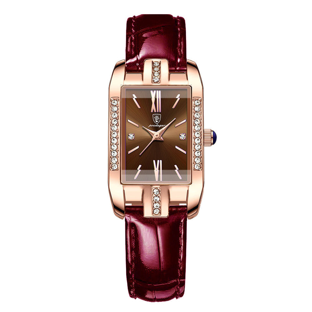 Ultra-Thin Waterproof Quartz Watch – Elegant Women’s Wristwatch