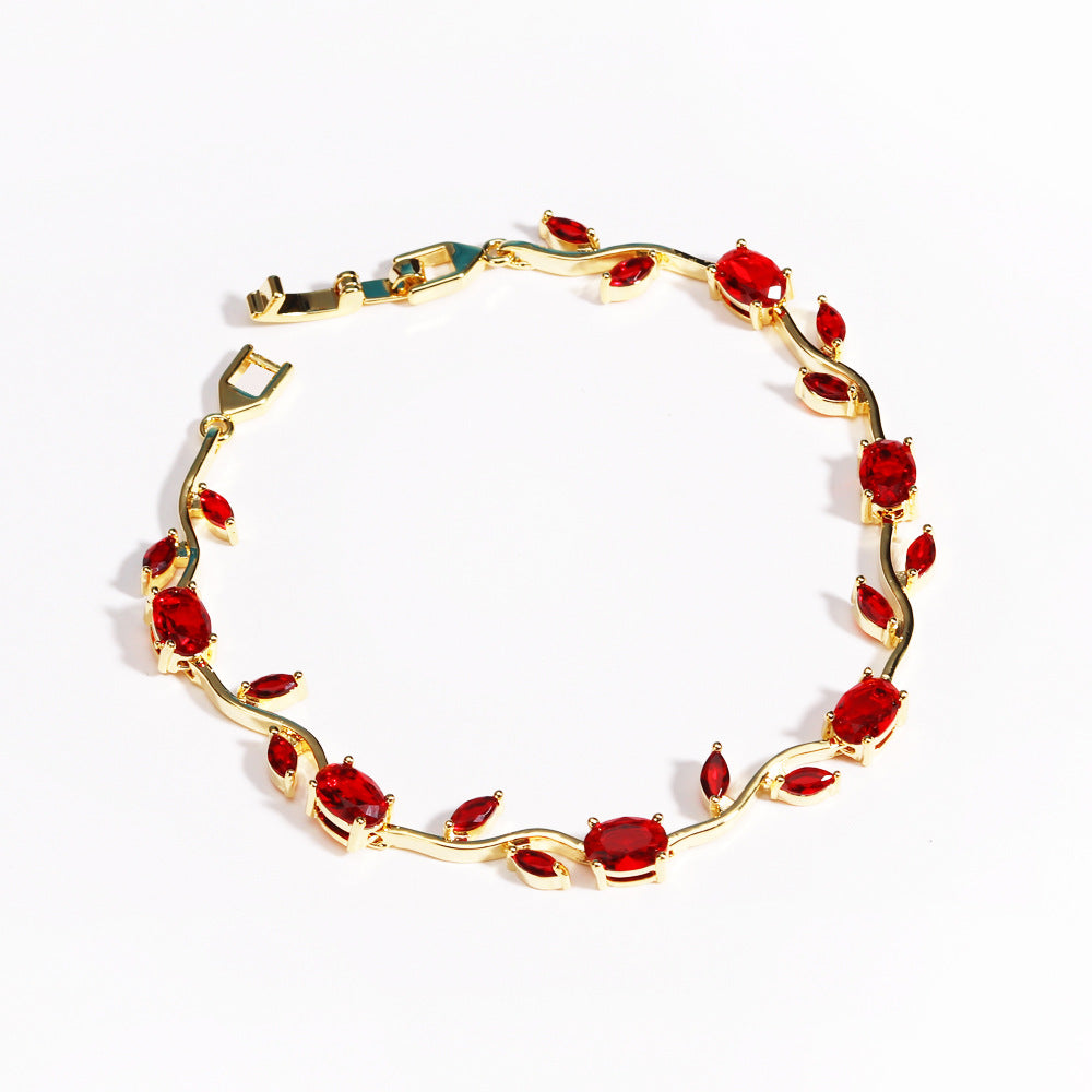 Adjustable Natural Stone Bracelet – Light Luxury Women’s Jewelry