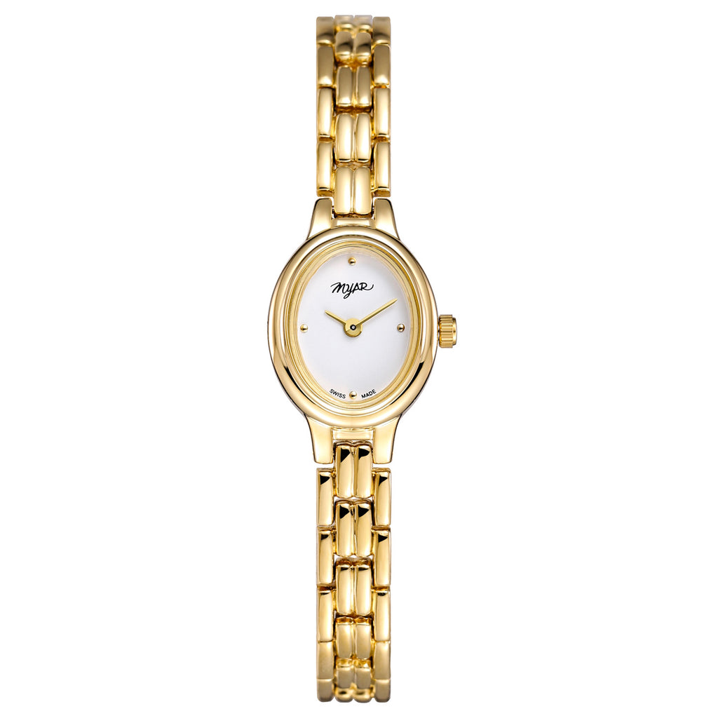 Oval Mini Vintage Waterproof Watch – Elegant Women’s Quartz Wristwatch
