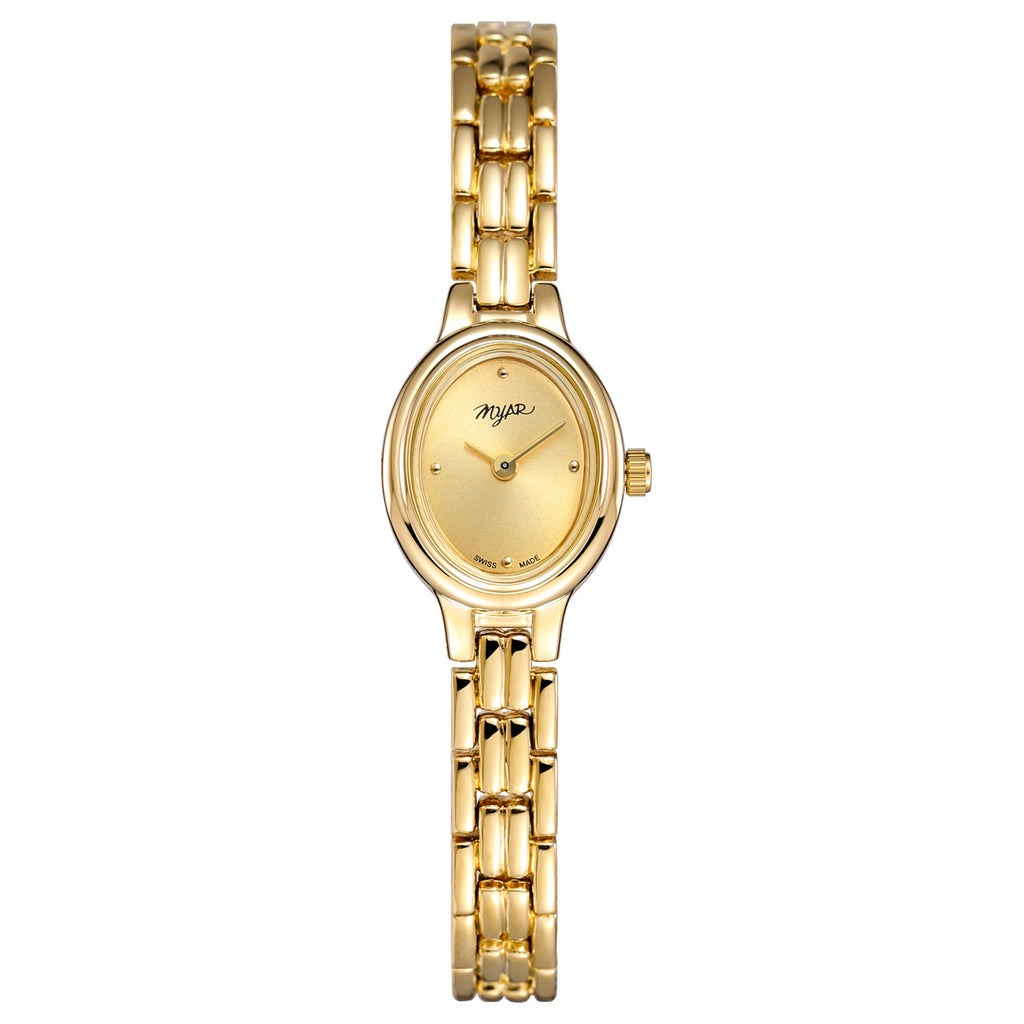 Oval Mini Vintage Waterproof Watch – Elegant Women’s Quartz Wristwatch