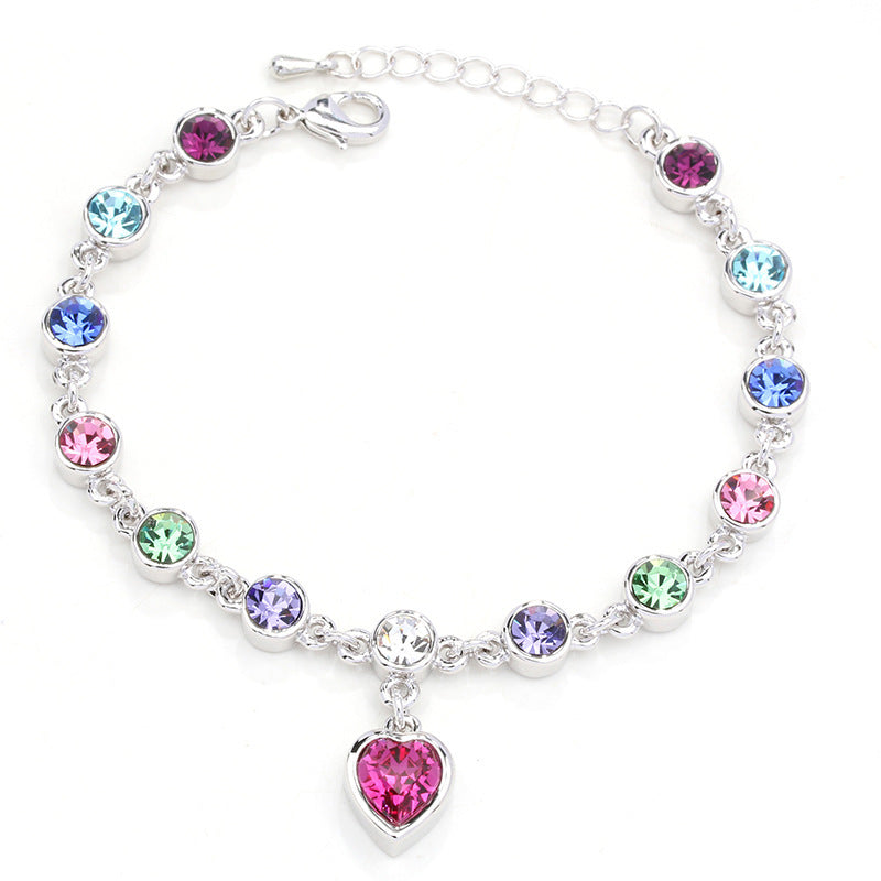 Heart of the Ocean Crystal Bracelet – Elegant Women’s Jewelry