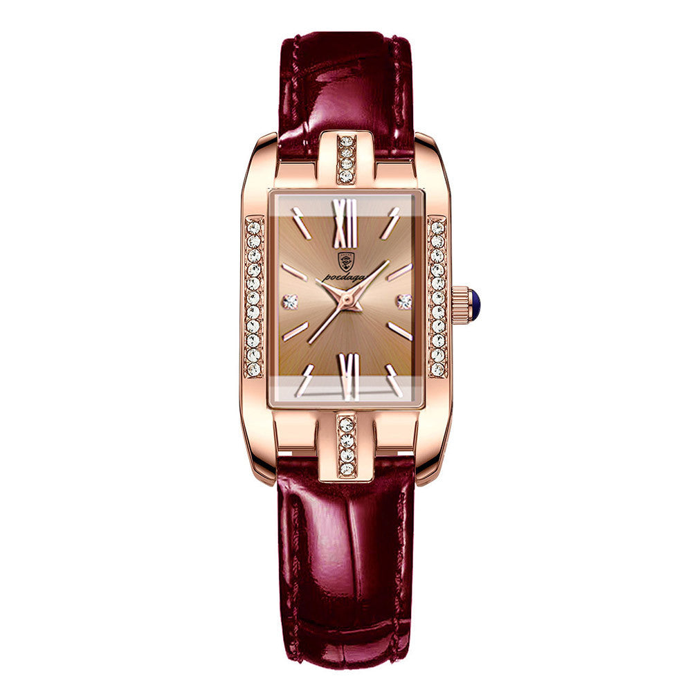 Ultra-Thin Waterproof Quartz Watch – Elegant Women’s Wristwatch